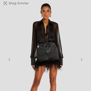 🍂NWT Retrofête Women's Elvie Denim Skirt